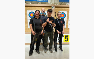 Reprise de concours en salle pour nos archers