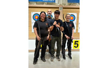 Reprise de concours en salle pour nos archers